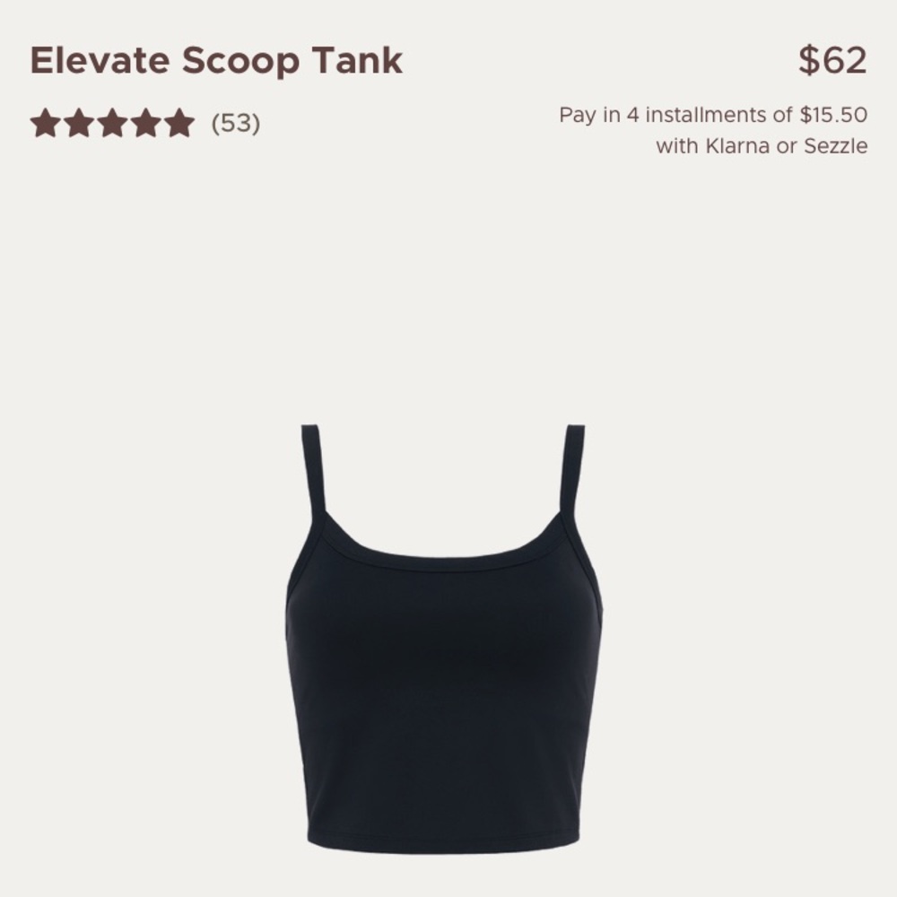 NUUDS Elevate Scoop Tank